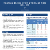 간호대학생의 콜포비아와 대인관계 불안이 임상실습 적응에 미치는 영향
